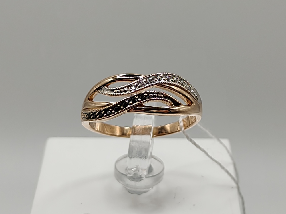 КОЛКМИ585 КОЛЬЦО С КАМНЯМИ (Au 585)