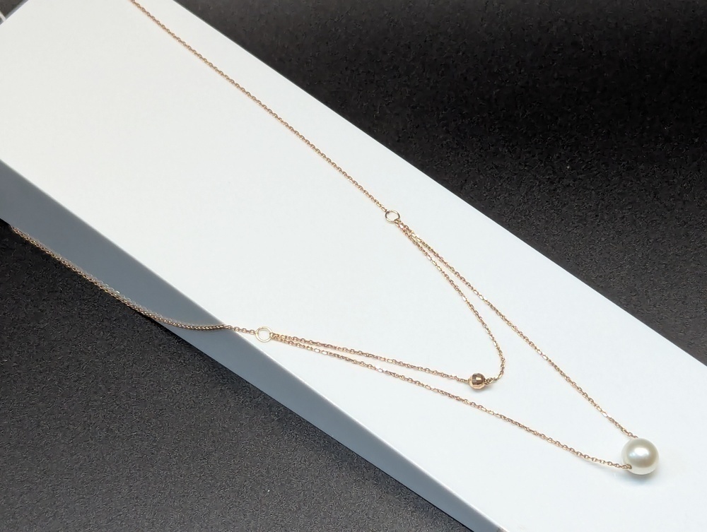 КОЛЬЕ С КАМНЕМ Au 585