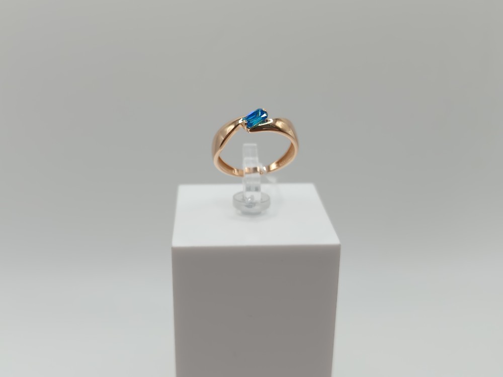 КОЛКМ585 КОЛЬЦО С КАМНЕМ (Au 585)