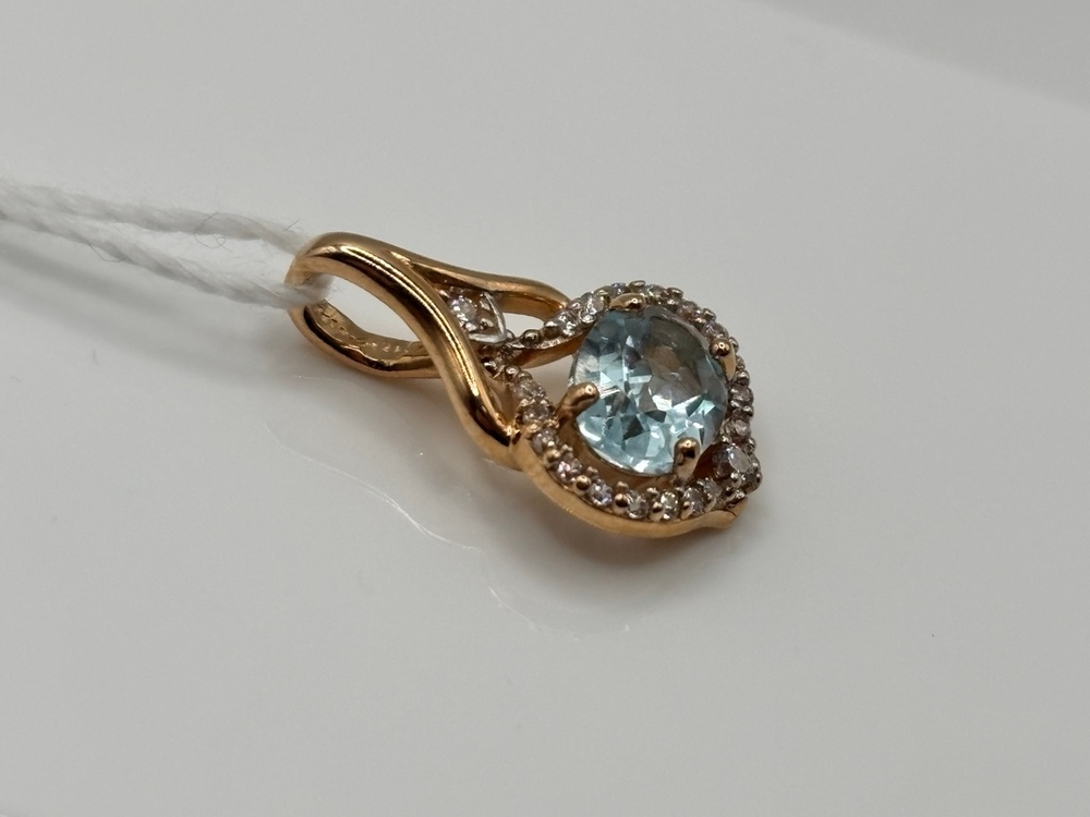 ПОДКМИ585 ПОДВЕСКА С КАМНЯМИ (Au 585)