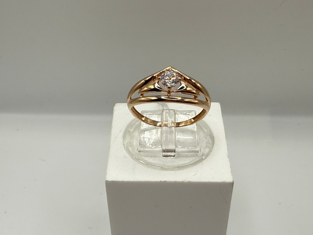 КОЛКМ585 КОЛЬЦО С КАМНЕМ (Au 585)