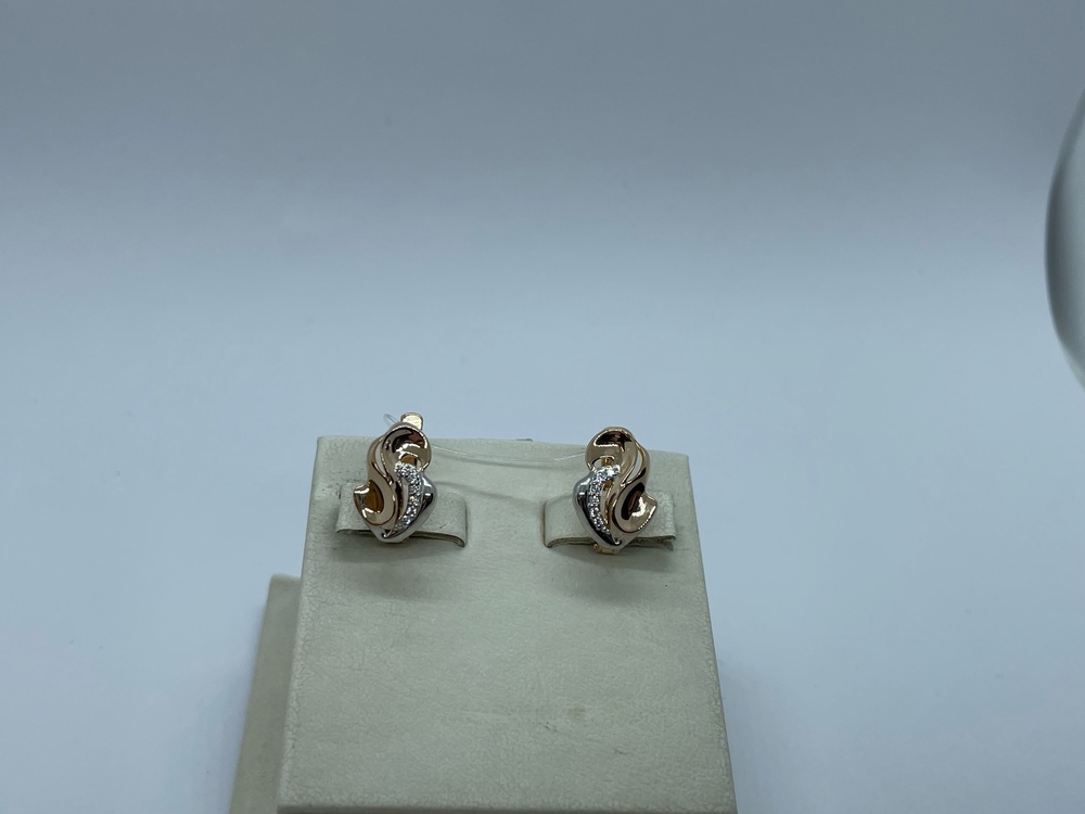 СЕРЬГИ С КАМНЯМИ (Au 585)