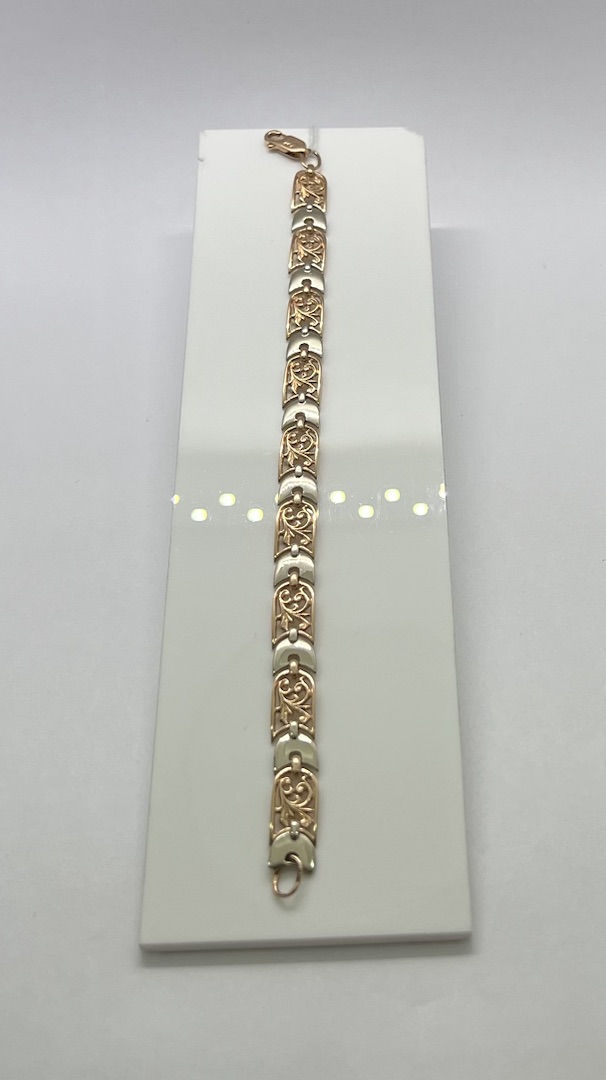 БРАСЛЕТ ПОЛНОВЕСНЫЙ Фантазия Au 585