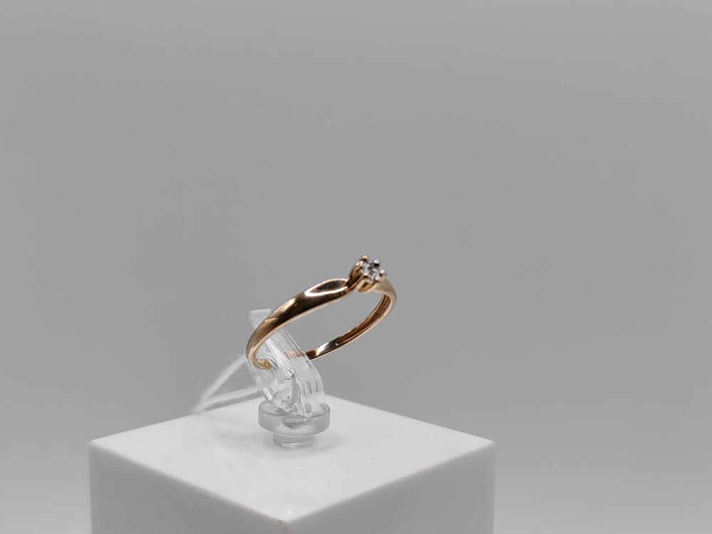 КОЛКМ585 КОЛЬЦО С КАМНЕМ (Au 585)