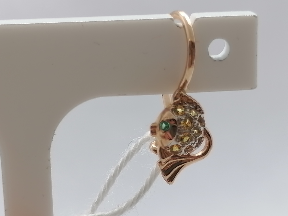 СЕРЬГИ С КАМНЯМИ (Au 585)