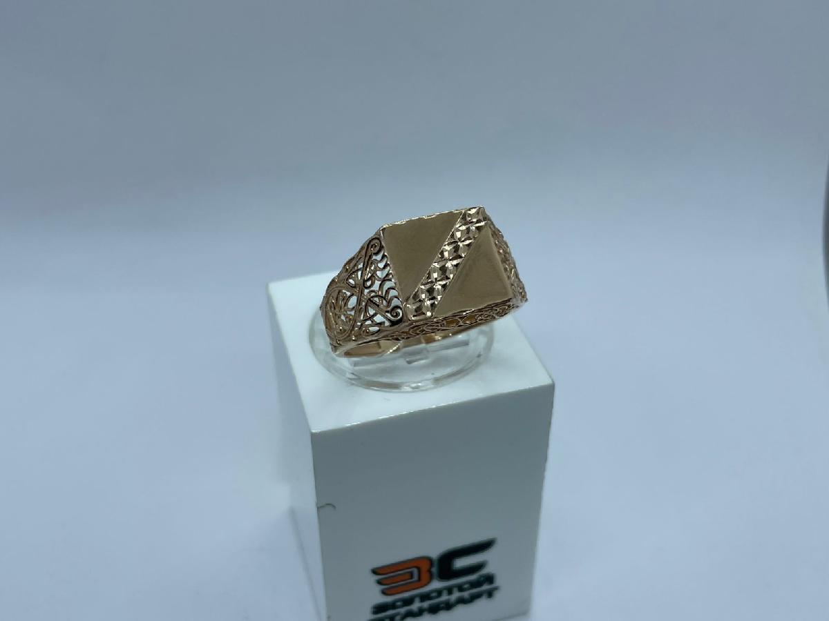 КОЛЬЦО ПЕЧАТКА без камня (Au 585)