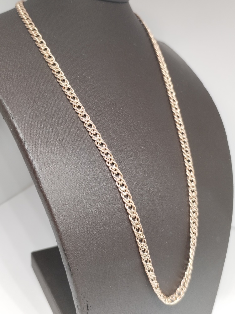 ЦПР2585 ЦЕПЬ ПУСТОТЕЛАЯ Ромб двойной (Au 585)