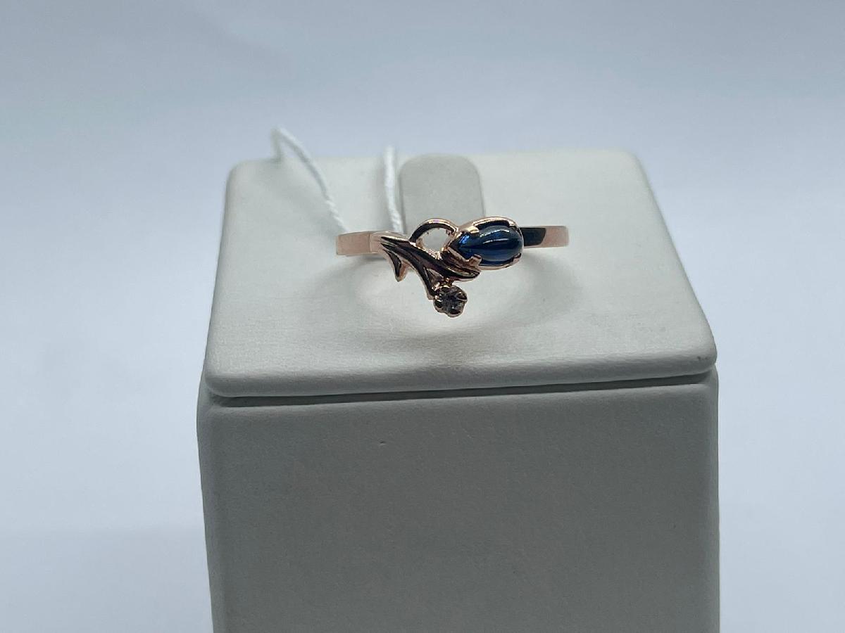 КОЛЬЦО С КАМНЯМИ (Au 585)