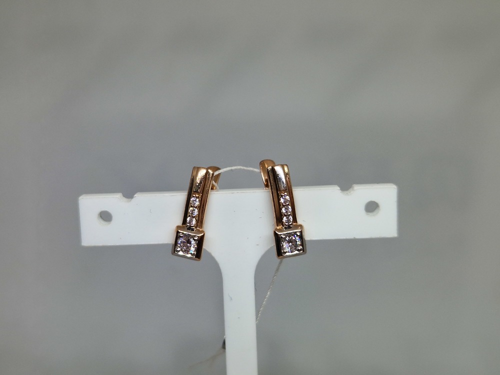 СЕРЬГИ С КАМНЯМИ (Au 585)