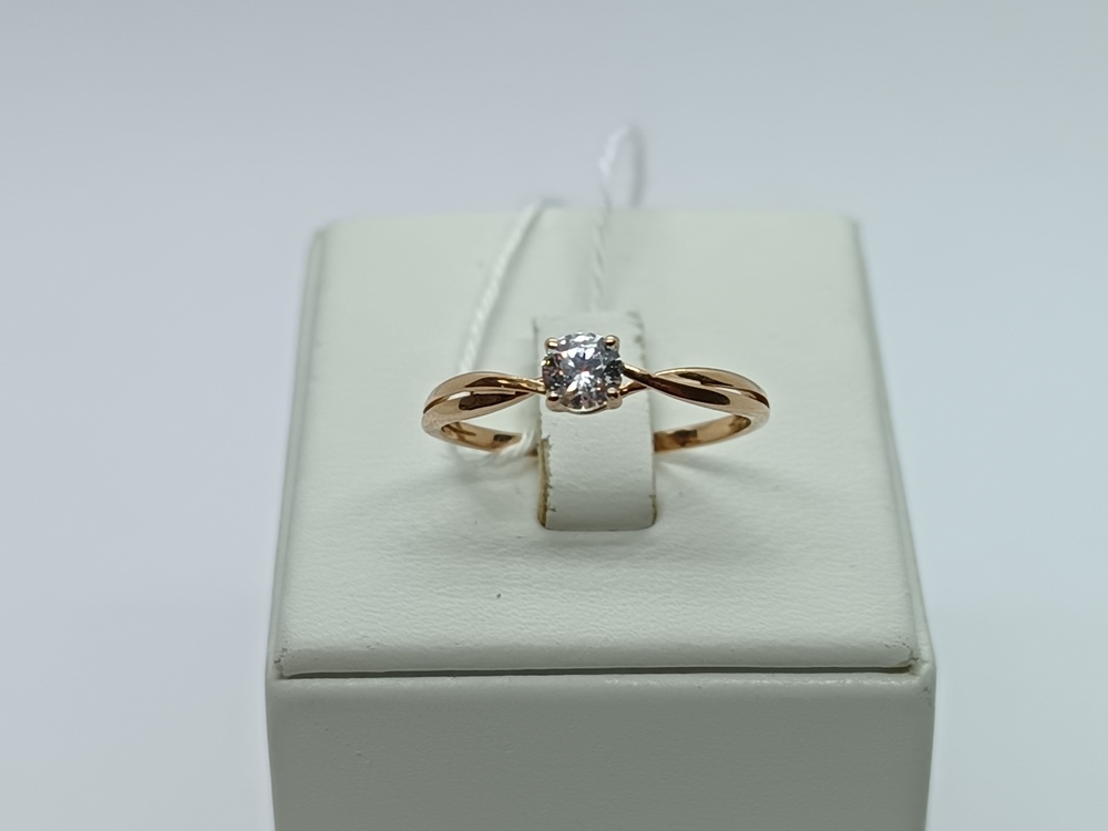 КОЛКМ585 КОЛЬЦО С КАМНЕМ (Au 585)