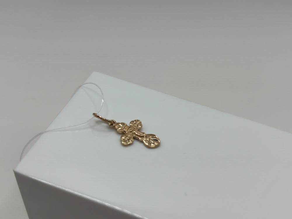 ПОДВЕСКА КРЕСТ без камня (Au 585)