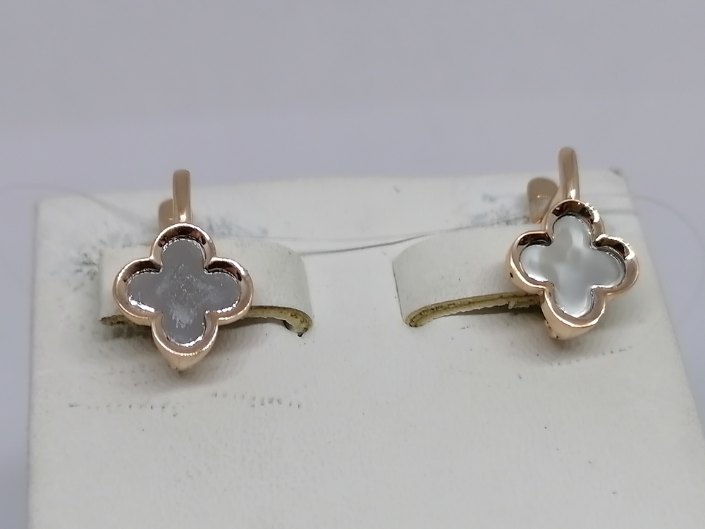 СЕРЬГИ БЕЗ КАМНЯ (Au 585)