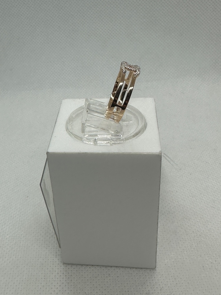 КОЛЬЦО С КАМНЯМИ (Au 585)