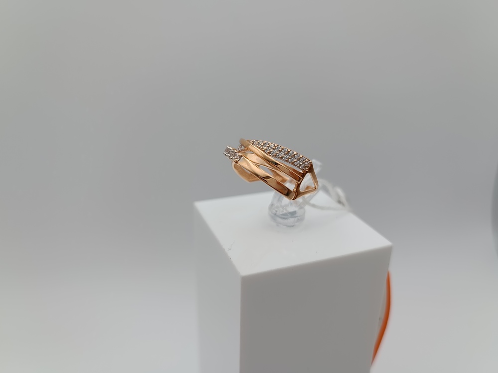 КОЛКМИ585 КОЛЬЦО С КАМНЯМИ (Au 585)