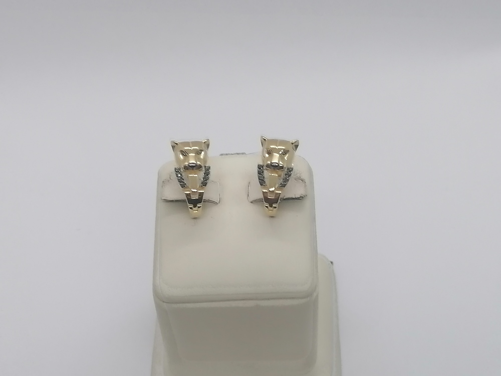 СЕРЬГИ С КАМНЯМИ (Au 585)