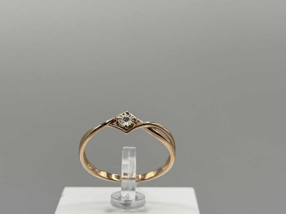 КОЛЬЦО БРИЛЛИАНТ Au 585