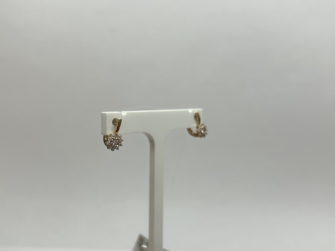 СЕРЬГИ С КАМНЯМИ (Au 585)