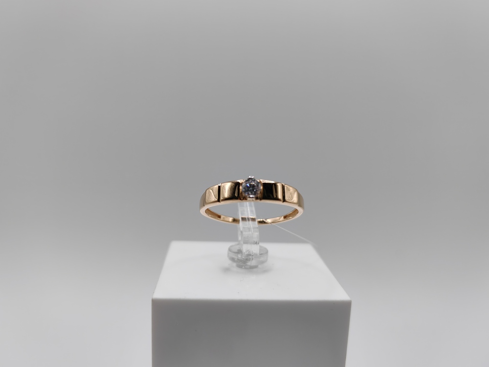 КОЛЬЦО С КАМНЕМ (Au 585)