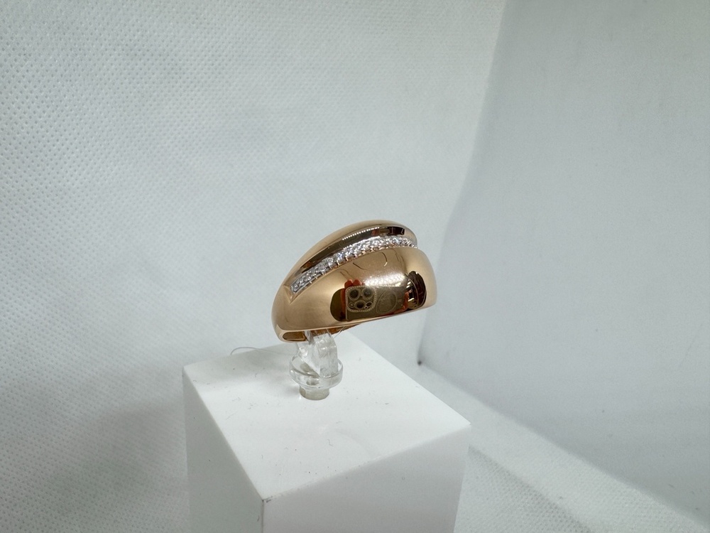 КОЛЬЦО С КАМНЯМИ (Au 585)