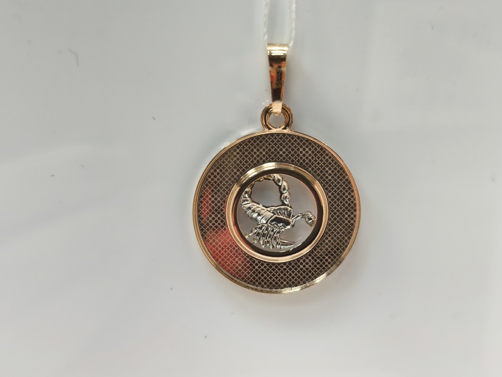 ПОДВЕСКА ЗНАК ЗОДИАКА СКОРПИОН (Au 585)