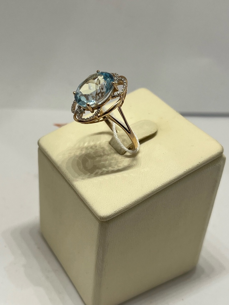 КОЛКМИ585 КОЛЬЦО С КАМНЯМИ (Au 585)