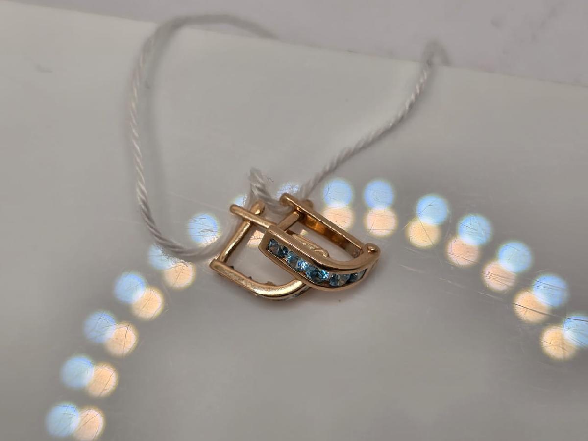 СЕРЬГИ С КАМНЯМИ (Au 585)