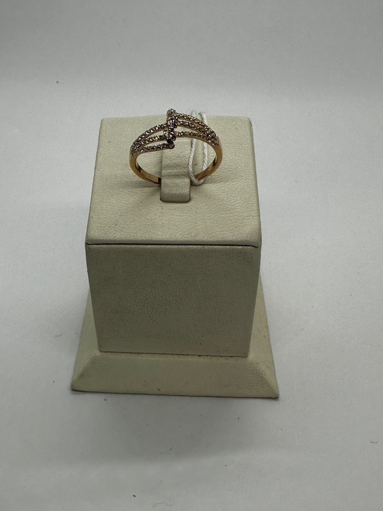 КОЛКМИ585 КОЛЬЦО С КАМНЯМИ (Au 585)