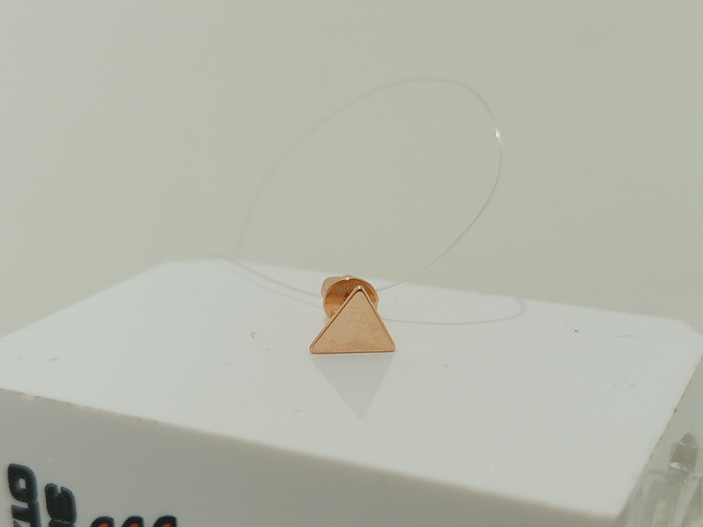 СЕРЬГИ ПУСЕТА без камня (Au 585)