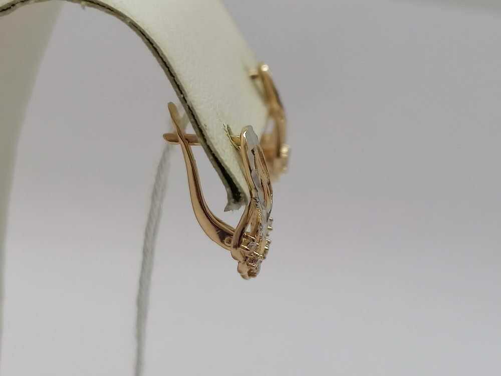 СЕРЬГИ С КАМНЯМИ (Au 585)