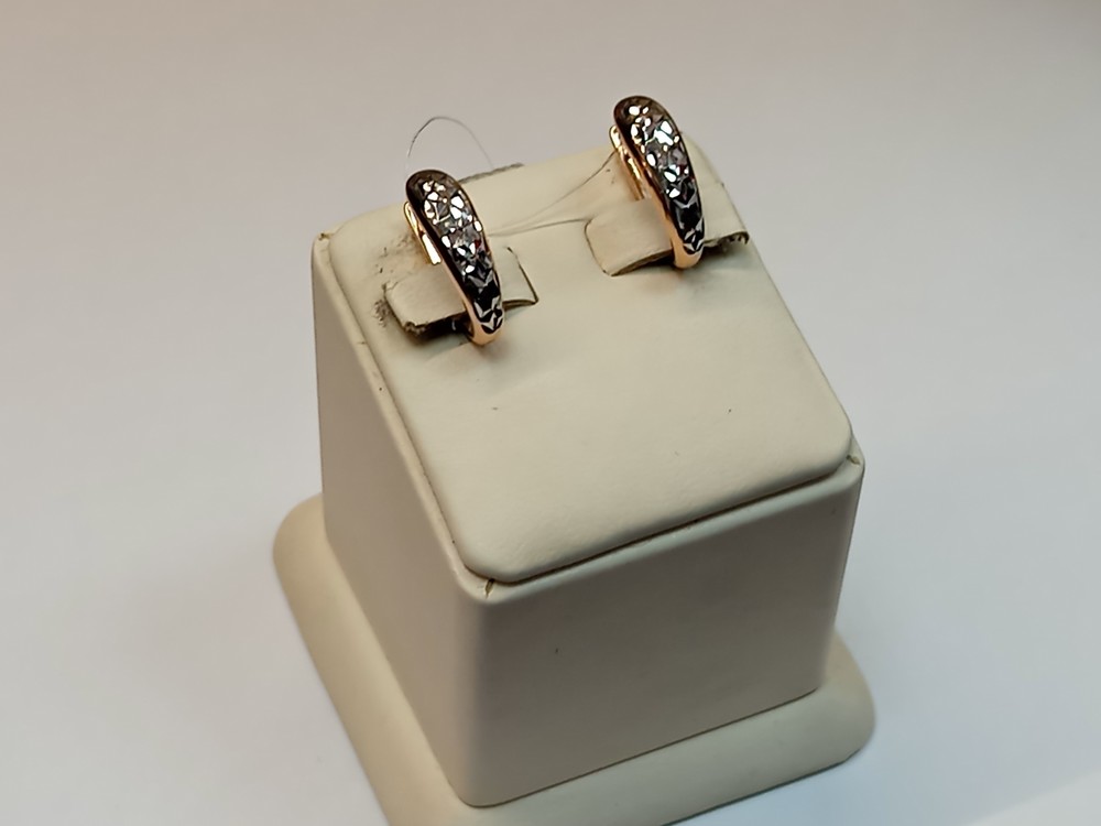 СЕРЬГИ БЕЗ КАМНЯ (Au 585)