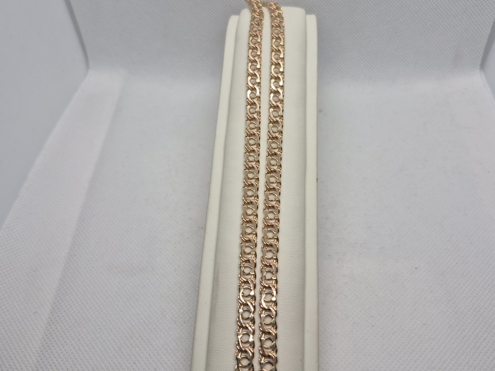 ЦЛБА585 ЦЕПЬ ПОЛНОВЕСНАЯ Бисмарк арабский (Au 585)