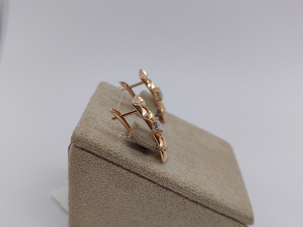 СЕРЬГИ С КАМНЯМИ (Au 585)