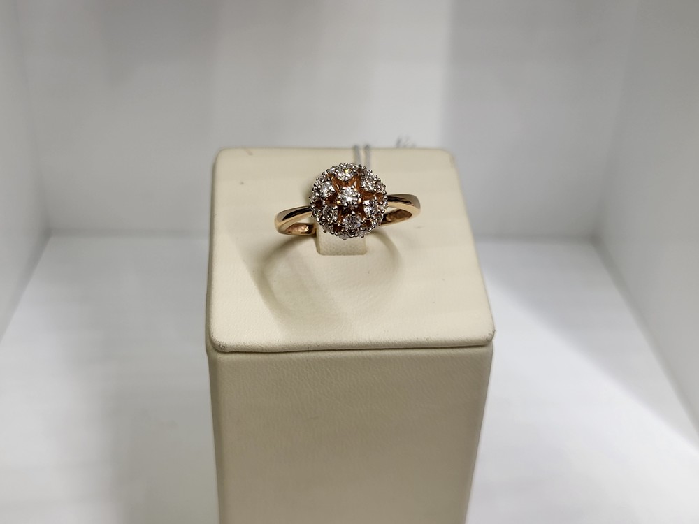 КОЛЬЦО БРИЛЛИАНТ Au 585