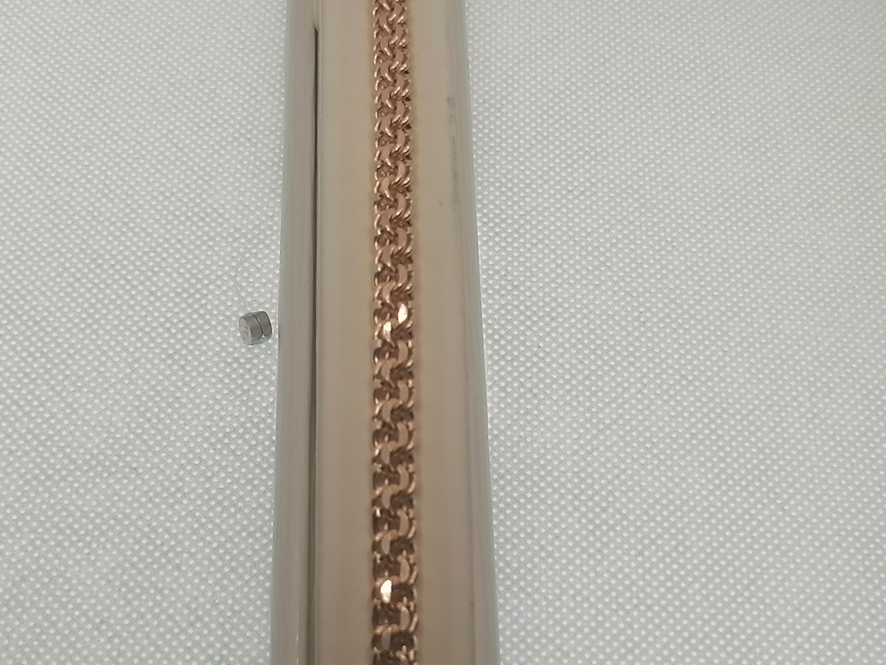 БРАСЛЕТ ПУСТОТЕЛЫЙ Бисмарк (Au 585)