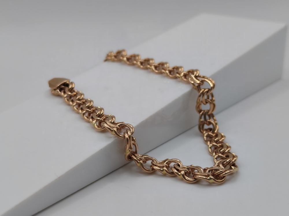 БЛБ585 БРАСЛЕТ ПОЛНОВЕСНЫЙ Бисмарк (Au 585)