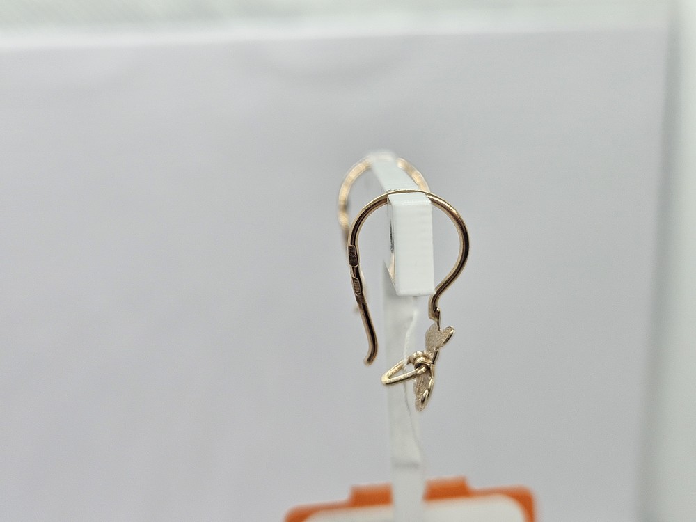 СБКМ585 СЕРЬГИ БЕЗ КАМНЯ (Au 585)