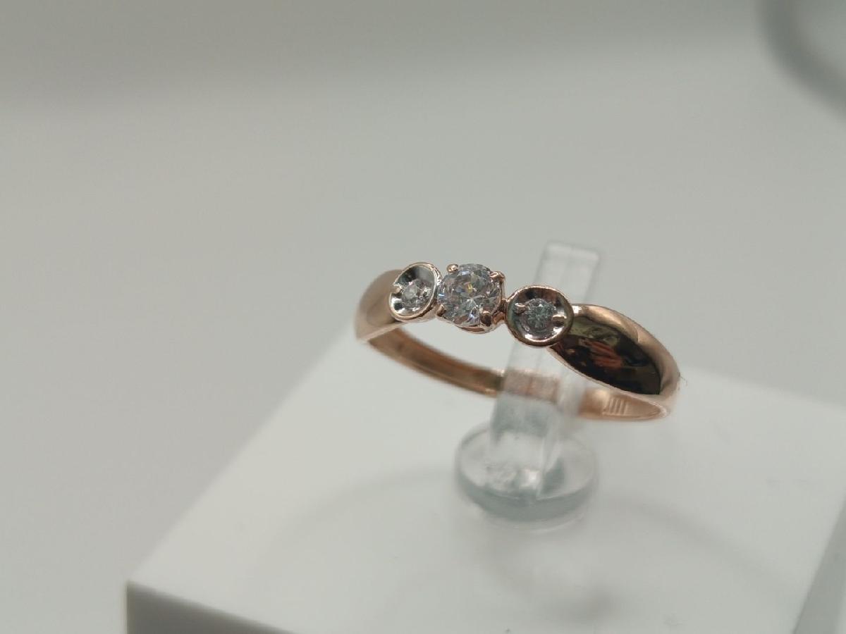 КОЛКМИ585 КОЛЬЦО С КАМНЯМИ (Au 585)