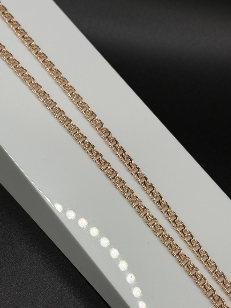 ЦЕПЬ ПУСТОТЕЛАЯ Бисмарк (Au 585)