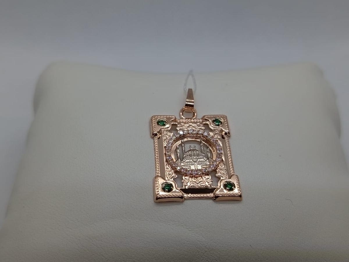 ПОДВЕСКА МЕЧЕТЬ с камнями (Au 585)