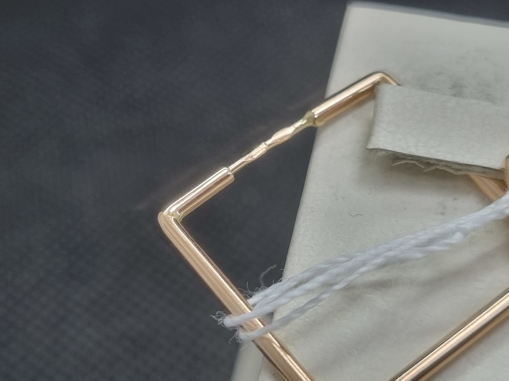 СЕРЬГИ БЕЗ КАМНЯ (Au 585)