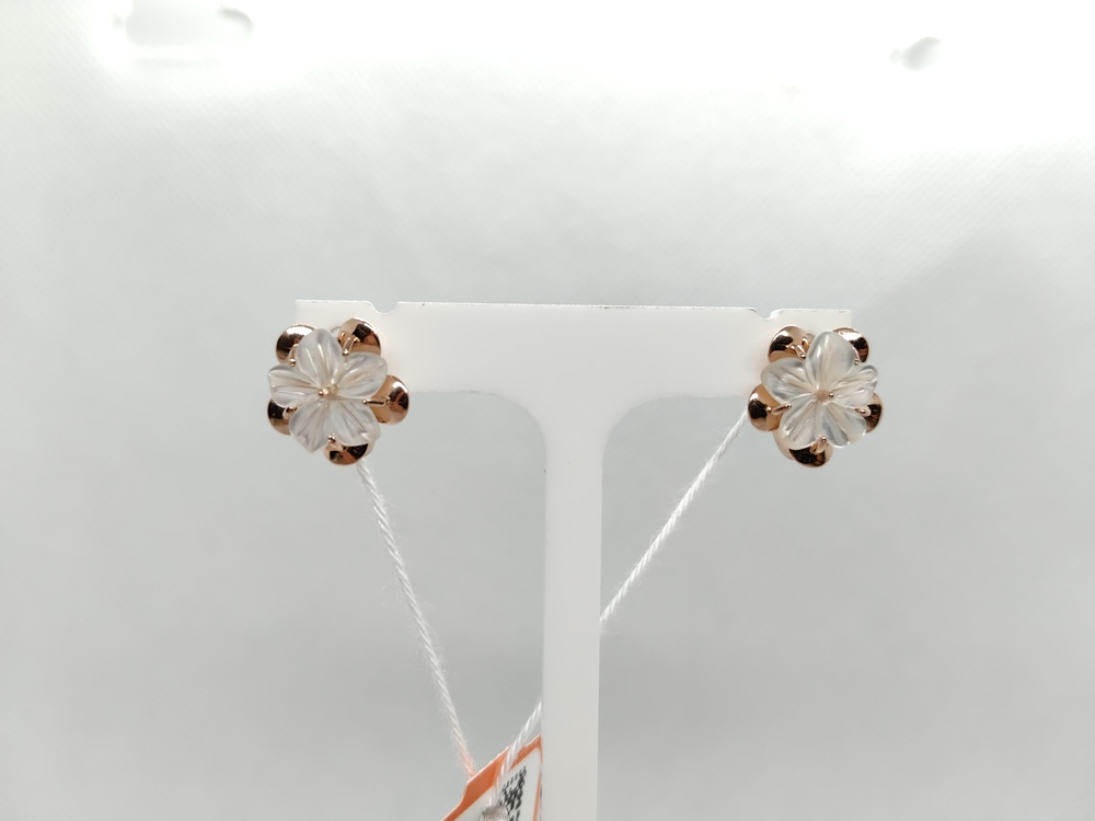 СЕРЬГИ С КАМНЕМ (Au 585)