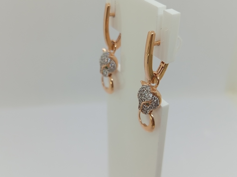 СЕРЬГИ С КАМНЯМИ (Au 585)