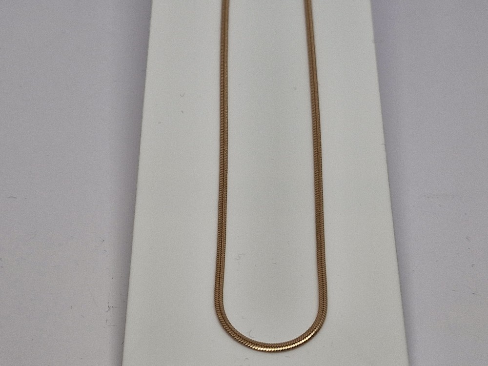 ЦЕПЬ ПОЛНОВЕСНАЯ Снейк плоский (Au 585)