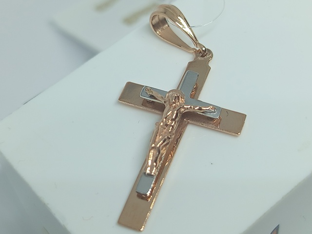ПОДВЕСКА КРЕСТ (Au 585)