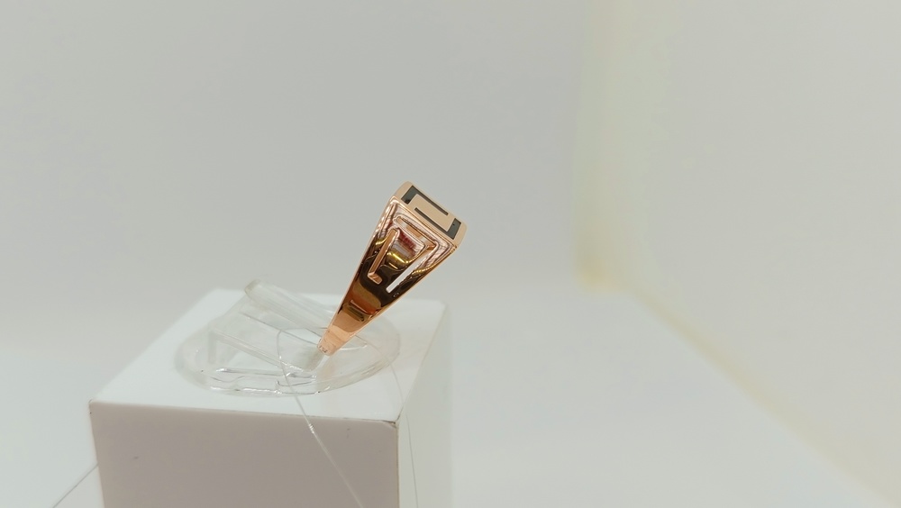 КОЛЬЦО ПЕЧАТКА Эмаль (Au 585)