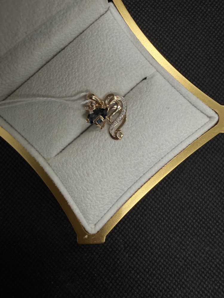 ПОДКМИ585 ПОДВЕСКА С КАМНЯМИ (Au 585)