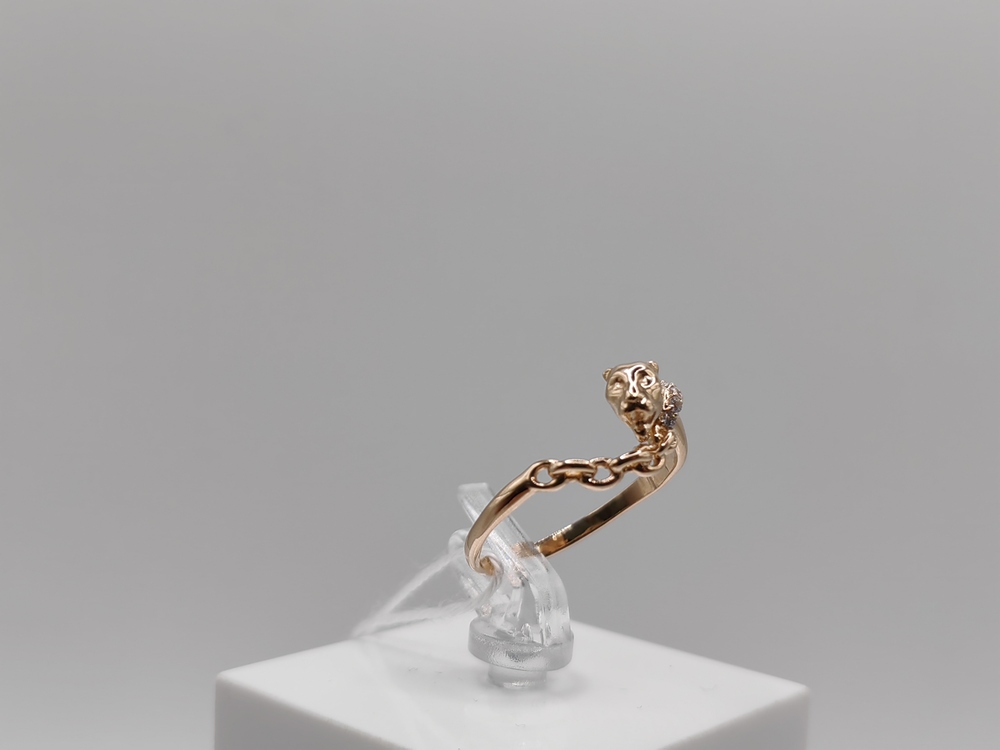 КОЛКМИ585 КОЛЬЦО С КАМНЯМИ (Au 585)