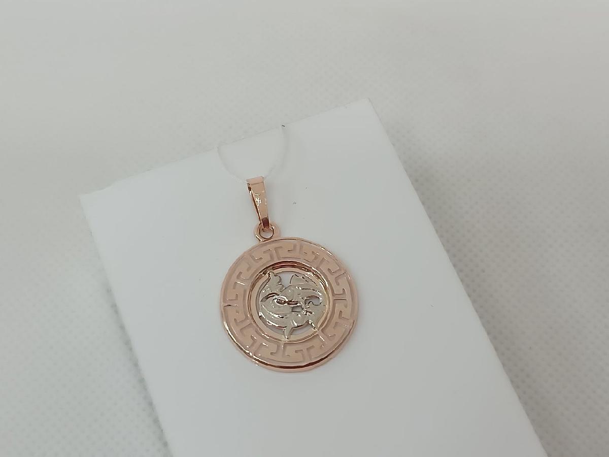 ПОДВЕСКА ЗНАК ЗОДИАКА РЫБЫ (Au 585)