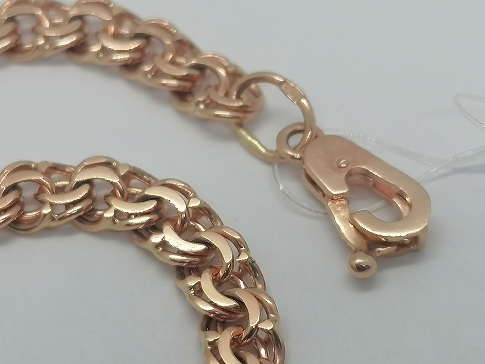 1600081 БРАСЛЕТ ПОЛНОВЕСНЫЙ Бисмарк (Au 585)