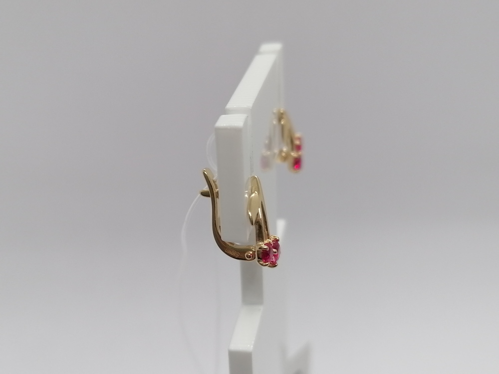 СЕРЬГИ С КАМНЯМИ (Au 585)